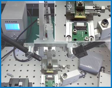 Optical device curing